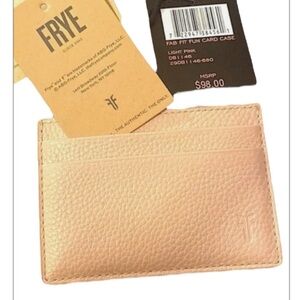 Frye Blush Leather Card Holder